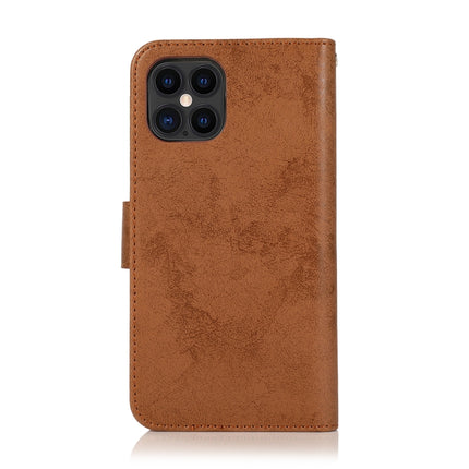 KLT888-2 Retro 2 in 1 Detachable Magnetic Horizontal Flip TPU + PU Leather Case with Holder & Card Slots & Photo Frame & Wallet(Brown)-garmade.com