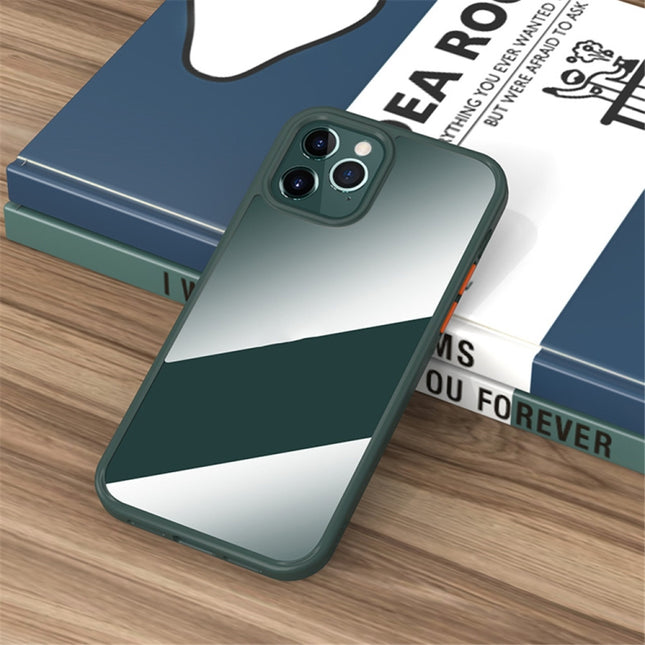 For iPhone 12 / 12 Pro ROCK Guard Pro Series Shockproof TPU + PC Protective Case(Green)-garmade.com