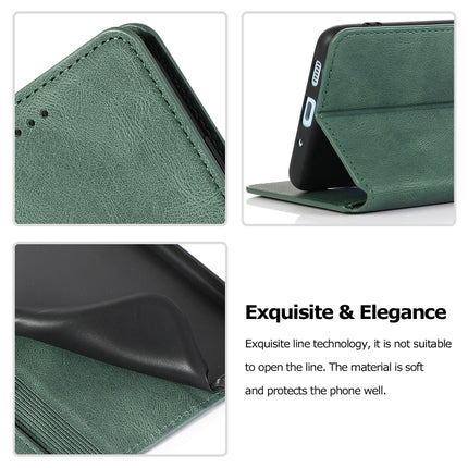 For Samsung Galaxy S20 Plus 5G Retro Magnetic Closing Clasp Horizontal Flip Leather Case with Holder & Card Slots & Photo Frame & Wallet(Green)-garmade.com