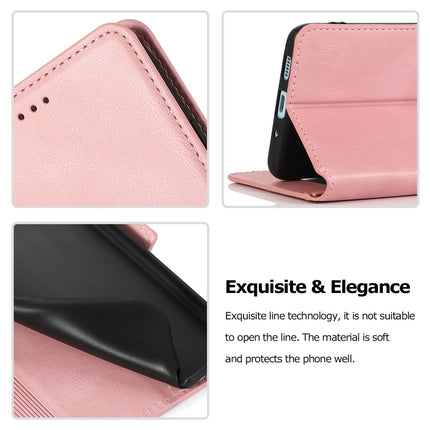 For Samsung Galaxy S20 Plus 5G Retro Magnetic Closing Clasp Horizontal Flip Leather Case with Holder & Card Slots & Photo Frame & Wallet(Rose Gold)-garmade.com