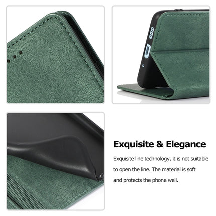 For Samsung Galaxy S20 Ultra 5G Retro Magnetic Closing Clasp Horizontal Flip Leather Case with Holder & Card Slots & Photo Frame & Wallet(Green)-garmade.com
