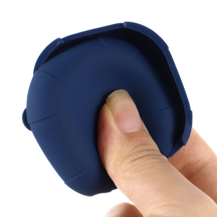 Anti-fall Silicone Earphone Protective Case with Hook For Samsung Galaxy Buds Live/ Buds2 / Buds Pro / Buds2 Pro (Dark Blue)-garmade.com