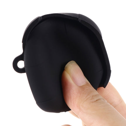 Anti-fall Silicone Earphone Protective Case with Hook For Samsung Galaxy Buds Live/ Buds2 / Buds Pro / Buds2 Pro (Black)-garmade.com