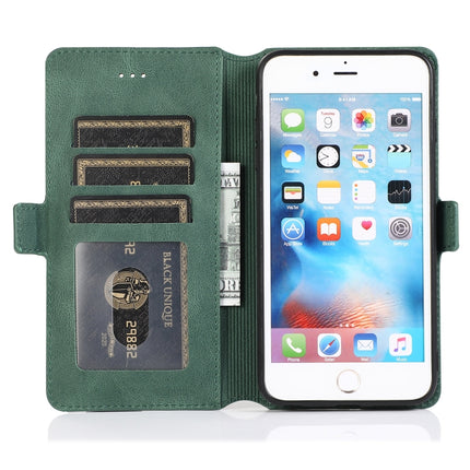 For iPhone 6 Retro Magnetic Closing Clasp Horizontal Flip Leather Case with Holder & Card Slots & Photo Frame & Wallet(Green)-garmade.com