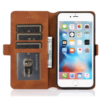 For iPhone 6 Retro Magnetic Closing Clasp Horizontal Flip Leather Case with Holder & Card Slots & Photo Frame & Wallet(Brown)-garmade.com