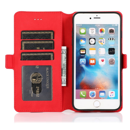 For iPhone 6 Plus Retro Magnetic Closing Clasp Horizontal Flip Leather Case with Holder & Card Slots & Photo Frame & Wallet(Red)-garmade.com