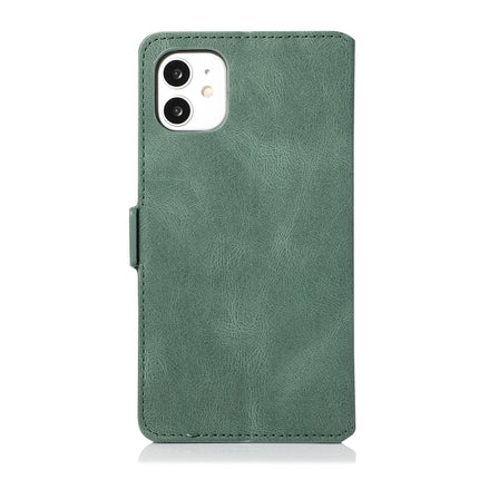 For iPhone 11 Retro Magnetic Closing Clasp Horizontal Flip Leather Case with Holder & Card Slots & Photo Frame & Wallet(Green)-garmade.com