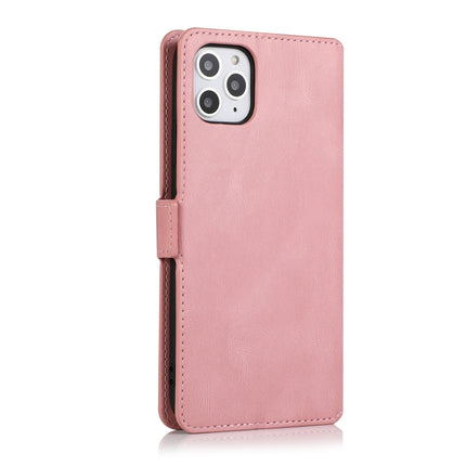 For iPhone 11 Pro Max Retro Magnetic Closing Clasp Horizontal Flip Leather Case with Holder & Card Slots & Photo Frame & Wallet(Rose Gold)-garmade.com