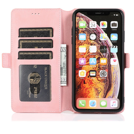 For iPhone XS Max Retro Magnetic Closing Clasp Horizontal Flip Leather Case with Holder & Card Slots & Photo Frame & Wallet(Rose Gold)-garmade.com