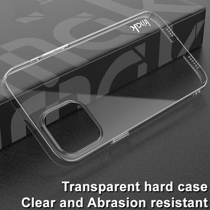 For iPhone 12 Pro Max IMAK Wing II Wear-resisting Crystal Pro PC Protective Case(Transparent)-garmade.com