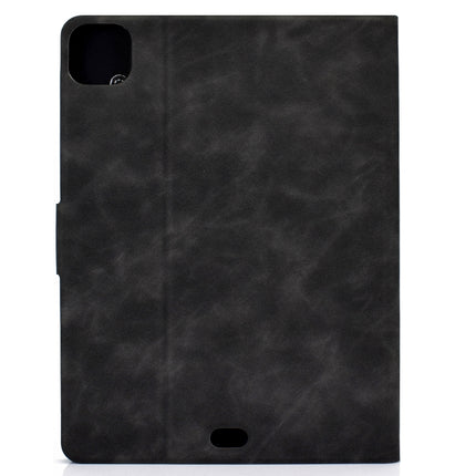 For iPad Air 2020 10.9 Cowhide Texture Horizontal Flip Leather Case with Holder & Card Slots & Sleep / Wake-up(Grey)-garmade.com