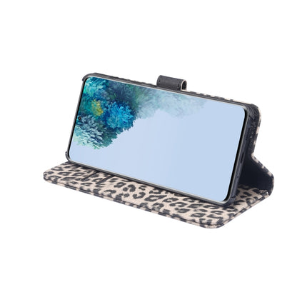 For Samsung Galaxy Note20 Leopard Pattern Horizontal Flip Leather Case with Holder & Card Slots(Brown)-garmade.com