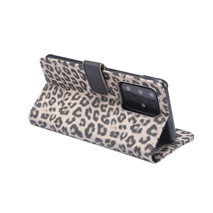 For Samsung Galaxy Note20 Ultra Leopard Pattern Horizontal Flip Leather Case with Holder & Card Slots(Brown)-garmade.com