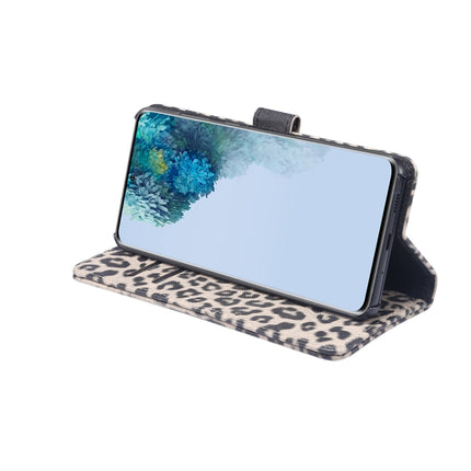 For Samsung Galaxy Note20 Ultra Leopard Pattern Horizontal Flip Leather Case with Holder & Card Slots(Brown)-garmade.com