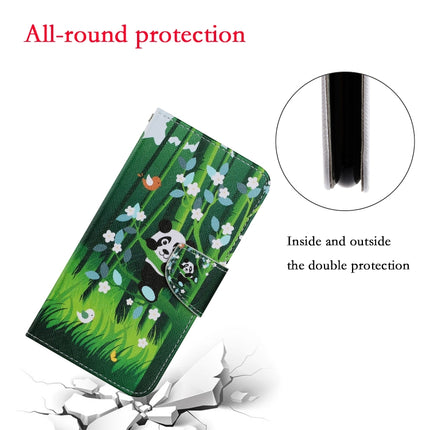 For Samsung Galaxy Note 20 Ultra Coloured Drawing Pattern Horizontal Flip PU Leather Case with Holder & Card Slots & Wallet & Lanyard(Panda)-garmade.com