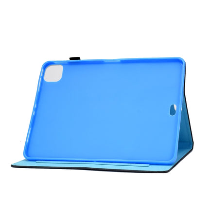 For iPad Air 2022 / 2020 10.9 Colored Drawing Pattern Horizontal Flip PU Leather Case with Holder & Card Slot & Anti-skid Strip(Rainbow Unicorn)-garmade.com