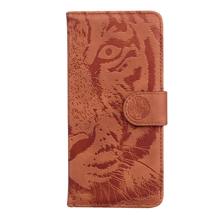 For iPhone 11 Pro Tiger Embossing Pattern Horizontal Flip Leather Case with Holder & Card Slots & Wallet(Brown)-garmade.com