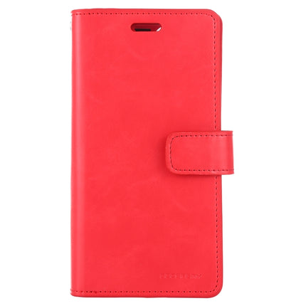 For iPhone 12 / 12 Pro GOOSPERY MANSOOR Crazy Horse Texture Horizontal Flip Leather Case with Holder & Card Slots & Wallet(Red)-garmade.com