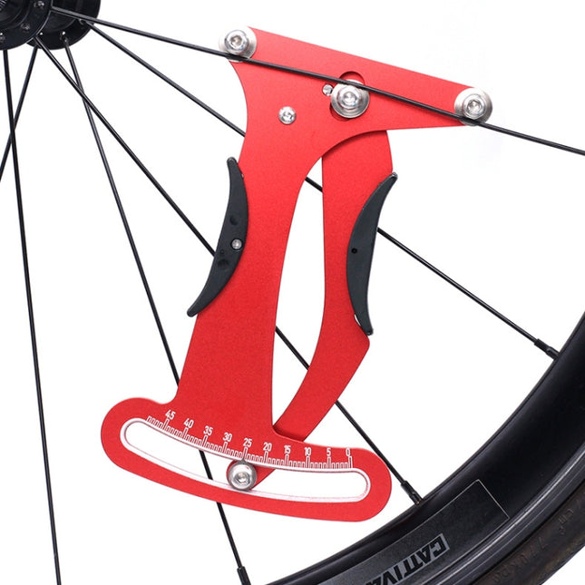 Bicycle Spokes Tension Meter Tool Rim Adjustment Measurement Gauges (Red)-garmade.com