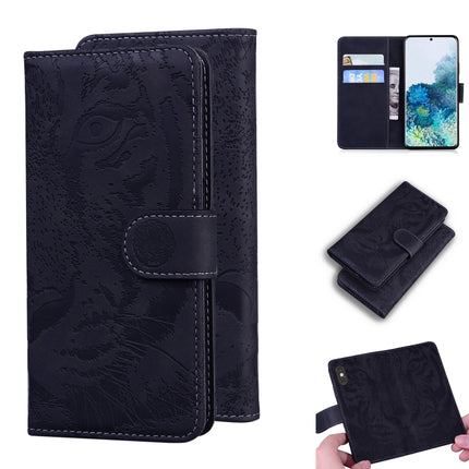 For Samsung Galaxy S20 Tiger Embossing Pattern Horizontal Flip Leather Case with Holder & Card Slots & Wallet(Black)-garmade.com