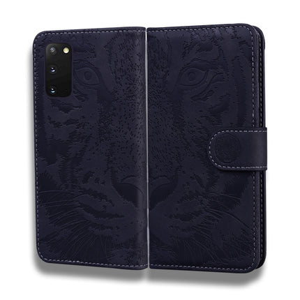 For Samsung Galaxy S20 Tiger Embossing Pattern Horizontal Flip Leather Case with Holder & Card Slots & Wallet(Black)-garmade.com