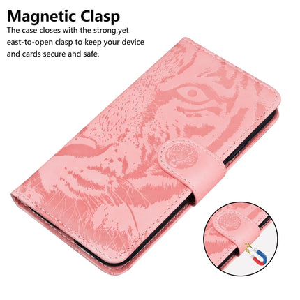 For Samsung Galaxy S20 Tiger Embossing Pattern Horizontal Flip Leather Case with Holder & Card Slots & Wallet(Pink)-garmade.com