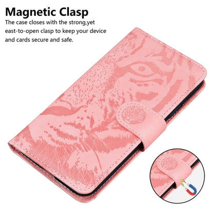 For Samsung Galaxy S20 Plus Tiger Embossing Pattern Horizontal Flip Leather Case with Holder & Card Slots & Wallet(Pink)-garmade.com