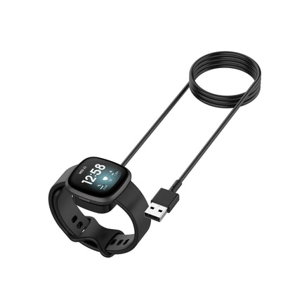 For Fitbit Versa 3 / Fitbit Sense Smart Watch Portable Magnetic Cradle Charger USB Charging Cable, Length:1m-garmade.com