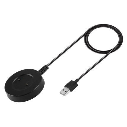 For Huawei Honor Watch GS Pro Smart Watch Portable One-piece Charger USB Charging Cable, Length:1m(Black)-garmade.com