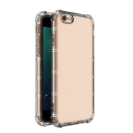 For iPhone 6 / 6s Straight Edge Dual Bone-bits Shockproof TPU Clear Case-garmade.com