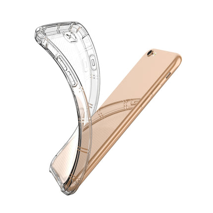 For iPhone 6 / 6s Straight Edge Dual Bone-bits Shockproof TPU Clear Case-garmade.com