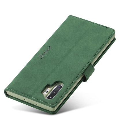 For Samsung Galaxy Note 10 Forwenw F1 Series Matte Strong Magnetism Horizontal Flip Leather Case with Holder & Card Slots & Wallet & Photo Frame(Green)-garmade.com
