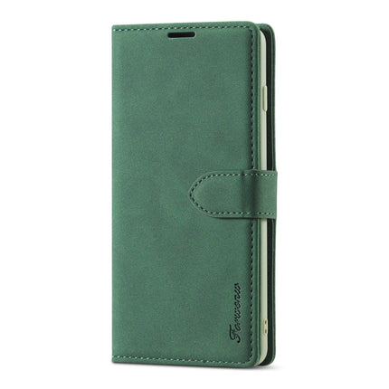 For Samsung Galaxy S10+ Forwenw F1 Series Matte Strong Magnetism Horizontal Flip Leather Case with Holder & Card Slots & Wallet & Photo Frame(Green)-garmade.com