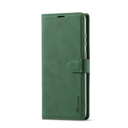 For Samsung Galaxy S20 Forwenw F1 Series Matte Strong Magnetism Horizontal Flip Leather Case with Holder & Card Slots & Wallet & Photo Frame(Green)-garmade.com