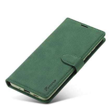 For Samsung Galaxy S20 Forwenw F1 Series Matte Strong Magnetism Horizontal Flip Leather Case with Holder & Card Slots & Wallet & Photo Frame(Green)-garmade.com