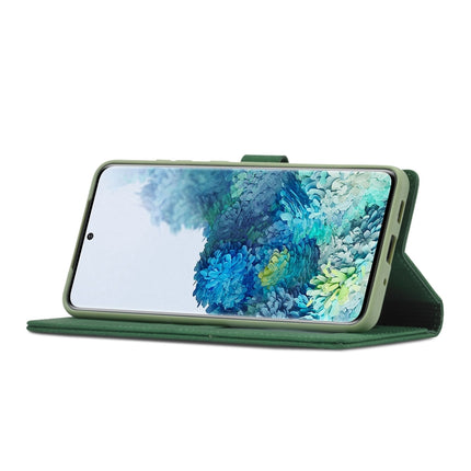 For Samsung Galaxy S20 Forwenw F1 Series Matte Strong Magnetism Horizontal Flip Leather Case with Holder & Card Slots & Wallet & Photo Frame(Green)-garmade.com