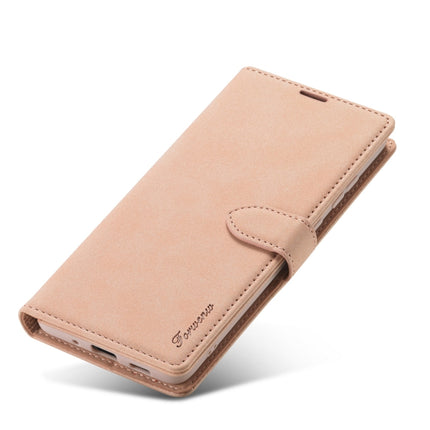For Samsung Galaxy S20+ Forwenw F1 Series Matte Strong Magnetism Horizontal Flip Leather Case with Holder & Card Slots & Wallet & Photo Frame(Rose Gold)-garmade.com