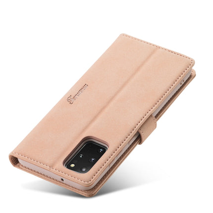 For Samsung Galaxy S20+ Forwenw F1 Series Matte Strong Magnetism Horizontal Flip Leather Case with Holder & Card Slots & Wallet & Photo Frame(Rose Gold)-garmade.com