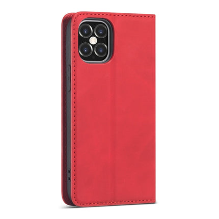 Forwenw Dream Series Magnetic Oil Edge Horizontal Flip Leather Case with Holder & Card Slot & Photo Frame & Wallet For iPhone 12 mini(Red)-garmade.com