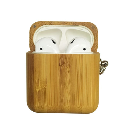 Wooden Earphone Protective Case For AirPods 1 / 2(Black Walnut)-garmade.com