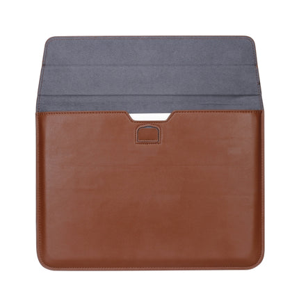 PU Leather Ultra-thin Envelope Bag Laptop Bag for MacBook Air / Pro 11 inch, with Stand Function(Mint Green)-garmade.com