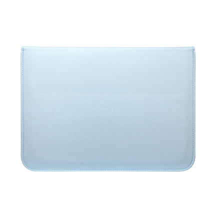 PU Leather Ultra-thin Envelope Bag Laptop Bag for MacBook Air / Pro 13 inch, with Stand Function(Sky Blue)-garmade.com