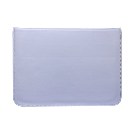 PU Leather Ultra-thin Envelope Bag Laptop Bag for MacBook Air / Pro 13 inch, with Stand Function(Tranquil Blue)-garmade.com