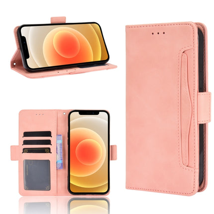 Multiple Card Slots Horizontal Flip Leather Case with Holder & Wallet for iPhone 12 mini(Pink)-garmade.com