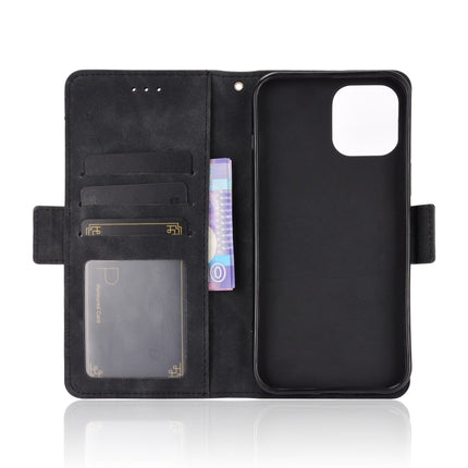 Multiple Card Slots Horizontal Flip Leather Case with Holder & Wallet for iPhone 12 mini(Black)-garmade.com