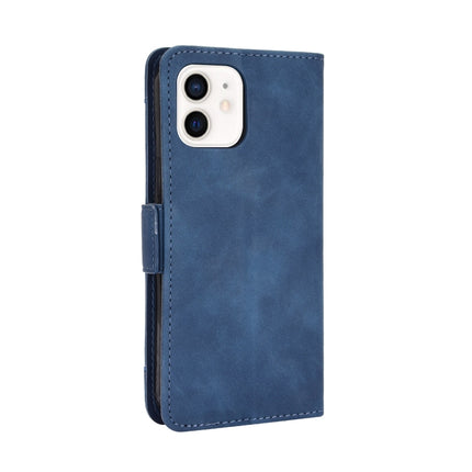 Multiple Card Slots Horizontal Flip Leather Case with Holder & Wallet for iPhone 12 mini(Blue)-garmade.com