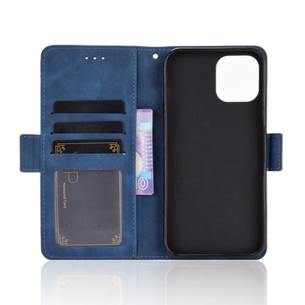Multiple Card Slots Horizontal Flip Leather Case with Holder & Wallet for iPhone 12 mini(Blue)-garmade.com