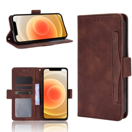 Multiple Card Slots Horizontal Flip Leather Case with Holder & Wallet for iPhone 12 mini(Brown)-garmade.com