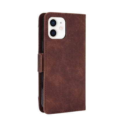 Multiple Card Slots Horizontal Flip Leather Case with Holder & Wallet for iPhone 12 mini(Brown)-garmade.com