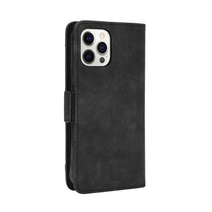 Multiple Card Slots Horizontal Flip Leather Case with Holder & Wallet for iPhone 12 / 12 Pro(Black)-garmade.com